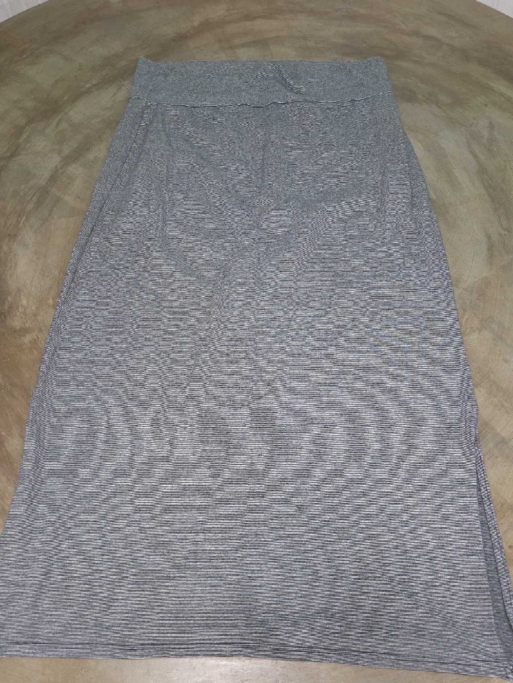 Patagonia Navy Striped Maxi Skirt
